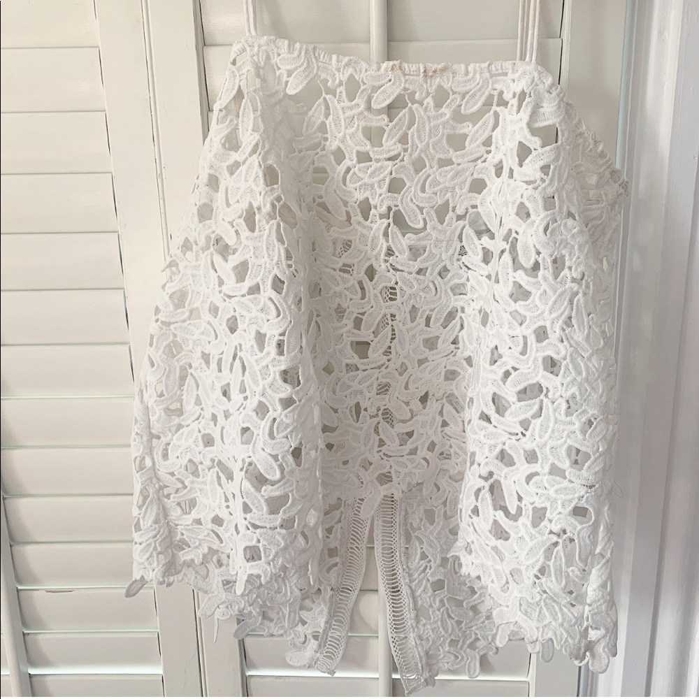 Anthropologie white top